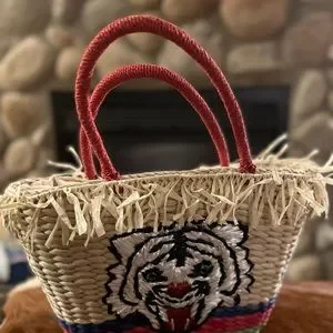 Vintage Straw Hat Topshop Straw Tiger Tote Handbag IMG_5740copy.jpg?v=1751983564&  main image 4